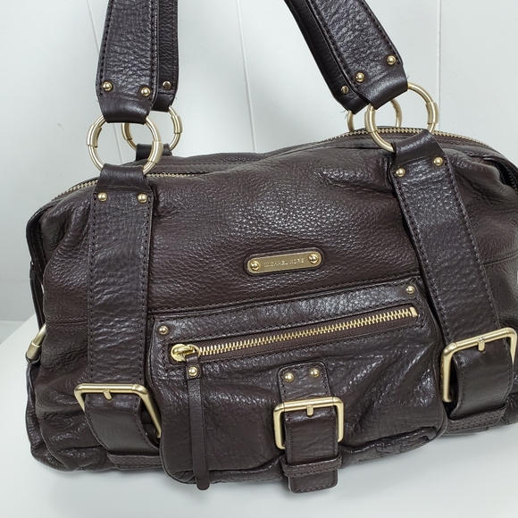 Michael Kors brown textured leather purse - Picture 8 of 14